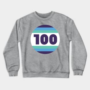 100 Mile Trail and Ultra Running Circle Crewneck Sweatshirt